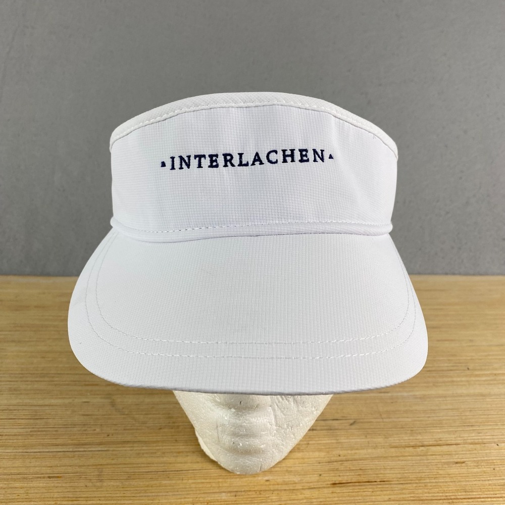 Interlachen Golf Club Imperial Tour Visor White Hat Adjustable Golf solid